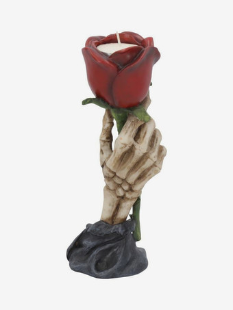 ハロウィン樹脂キャンドルホルダー 不気味なハンドローズセンターピース ゴシック卓上ディスプレイ