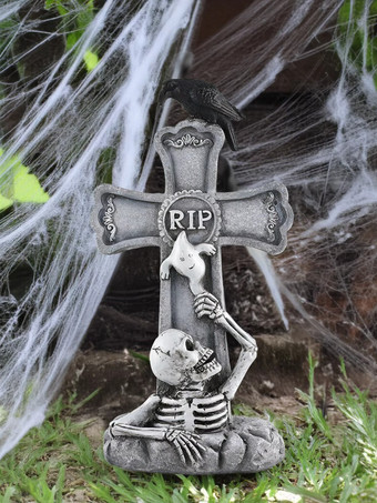 グレイハロウィン 墓石装飾 ゴシック 墓地 芝生 オーナメント 耐候性樹脂 墓地 小道具