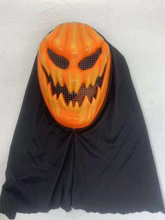 ハロウィン フルフェイスマスク パンプキンスケルトン ヘッドカバー 怖いコスチュームアクセサリー