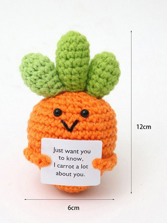 グリーン ハロウィンの手編みカボチャと野菜のデコレーションぬいぐるみ