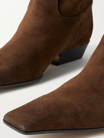 レディースニーハイブーツ スクエアトゥ フラットニーレングスブーツ