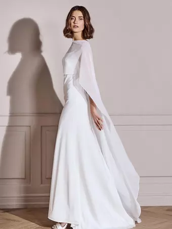 formal wedding guest dresses plus size Ever-Pretty Plus Size High-Low Midi Satin Satin Dress with Pockets
