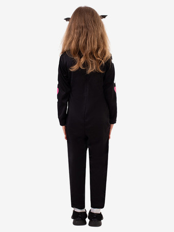 ハロウィン スケルトン ジャンプスーツ 子供用 3D ボーンプリント コスチューム パーティー パフォーマンス 衣装