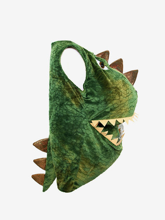 ハロウィン 子供用 恐竜コスチューム 全身恐竜ジャンプスーツ 3D 背骨と尻尾付き