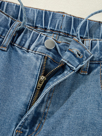 2025年秋冬 ドローストリングウエストのヴィンテージワイドレッグジーンズ