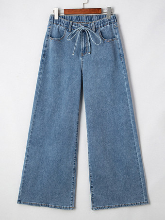 2025年秋冬 ドローストリングウエストのヴィンテージワイドレッグジーンズ