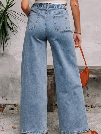 2025年秋冬 ドローストリングウエストのヴィンテージワイドレッグジーンズ