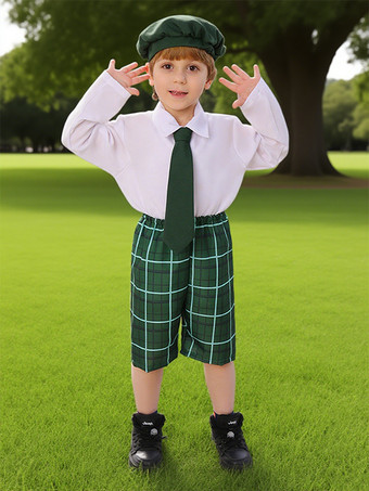 コスチューム ホリデー 商品 ホリデー コスチューム クリスマス チェック柄 グリーン ポリエステル繊維