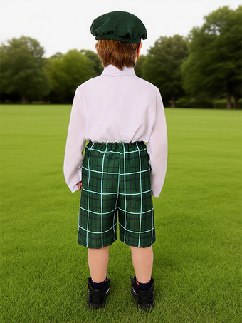 コスチューム ホリデー 商品 ホリデー コスチューム クリスマス チェック柄 グリーン ポリエステル繊維