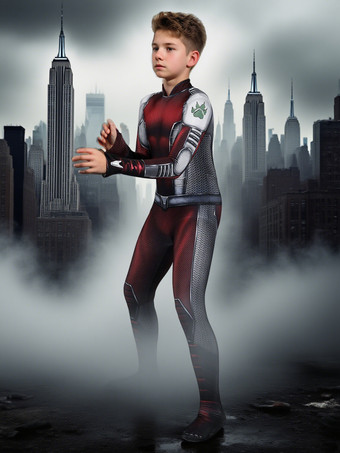 Costume de Cosplay pour enfant les Titans Beast Boy