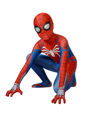 スパイダーマンキッズコスプレジャンプスーツマーベル2018PS4ゲームコスプレコスチューム