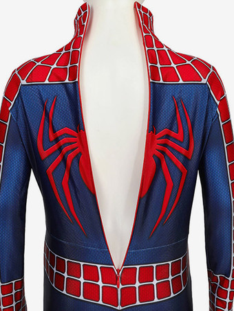 スパイダーマン子供コスプレ赤ジャンプスーツライクラスパンデックスキャットスーツ全身タイツ 2002 マーベル映画スパイダーマン子供のコスプレ衣装