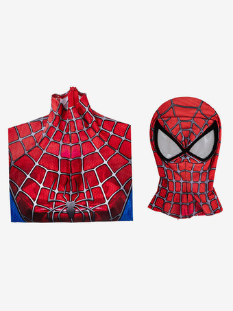 女性スパイダーマンコスチュームトゥアレッドスーパーヒーローライクラスパンデックスジャンプスーツキャットスーツ全身タイツ