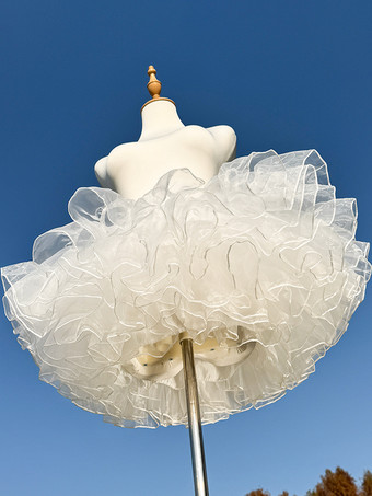 Jupons Ballet Sweet Lolita 30cm 4 couches sans baleines à volants ultra courts style gothique Lolita