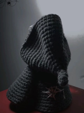 ハロウィン手作り編みぐるみ 天使と死神のキーホルダー 不気味でかわいい装飾品