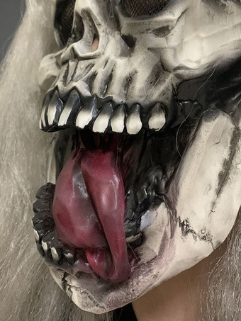 ハロウィーンの舌スケルトンマスクモンスター怖いパーティー小道具パフォーマンス用