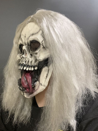 ハロウィーンの舌スケルトンマスクモンスター怖いパーティー小道具パフォーマンス用