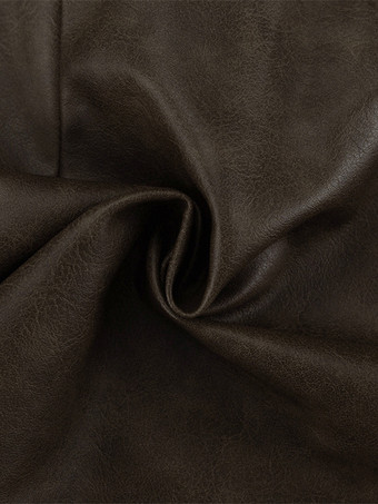 2025年秋冬 フェイクレザージャケット＆ミニスカートのツーピースコーデ