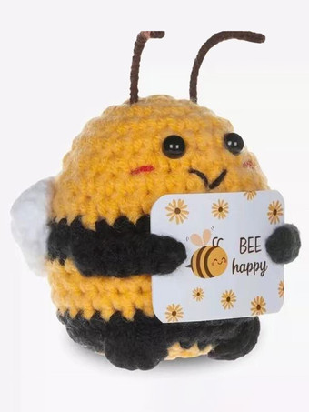 ブラック ハロウィンかぎ針編みのカボチャぬいぐるみ、手作りのかわいい編みぐるみ飾り