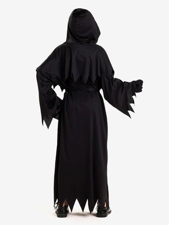 ハロウィン 子供用 死神コスチューム ゴシック 悪魔ローブ ステージパフォーマンス衣装