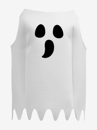 ハロウィンファントムコスチュームゴーストジャンプスーツ 3Dホログラフィックプリント ステージ用コスプレ衣装