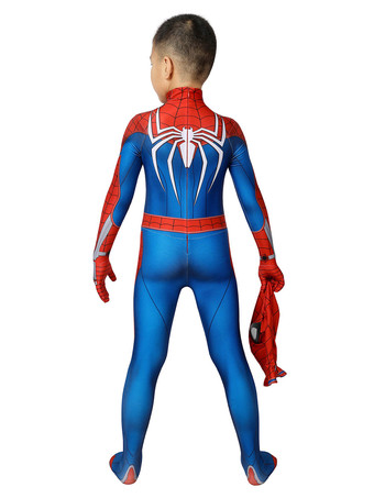 スパイダーマンキッズコスプレジャンプスーツマーベル2018PS4ゲームコスプレコスチューム