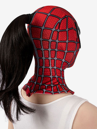 女性スパイダーマンコスチュームトゥアレッドスーパーヒーローライクラスパンデックスジャンプスーツキャットスーツ全身タイツ