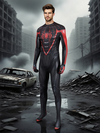 スパイダーマン マイルズ・モラレス コスプレスーツ