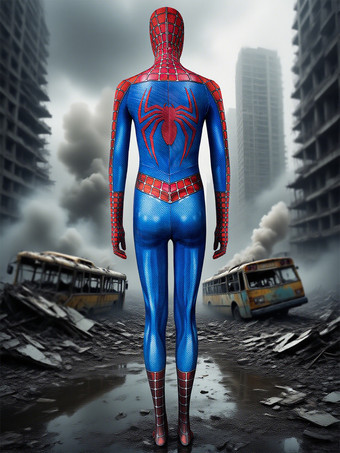 女性スパイダーマンコスチュームトゥアレッドスーパーヒーローライクラスパンデックスジャンプスーツキャットスーツ全身タイツ