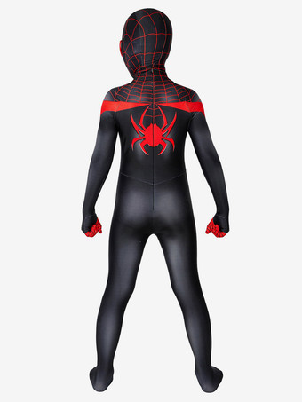 マーベルコミックスキッズ PS5 2026 スパイダーマン マイルズ モラレス 全身タイツ ジャンプスーツ コスプレ衣装