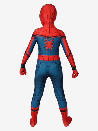 マーベルコミックスパイダーマンホームカミングキッドコスプレコスチュームライクラスパンデックスジャンプスーツ