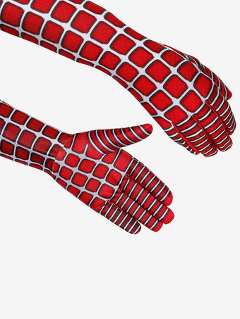 スパイダーマン子供コスプレ赤ジャンプスーツライクラスパンデックスキャットスーツ全身タイツ 2002 マーベル映画スパイダーマン子供のコスプレ衣装