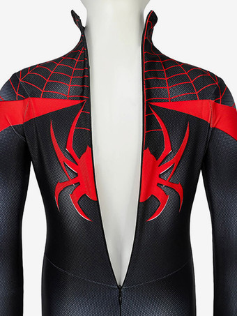 マーベルコミックスキッズ PS5 2026 スパイダーマン マイルズ モラレス 全身タイツ ジャンプスーツ コスプレ衣装