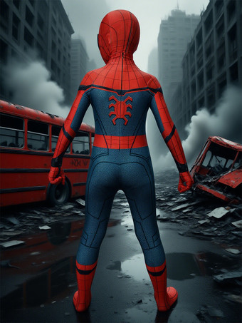 マーベルコミックスパイダーマンホームカミングキッドコスプレコスチュームライクラスパンデックスジャンプスーツ
