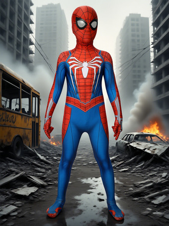 スパイダーマンキッズコスプレジャンプスーツマーベル2018PS4ゲームコスプレコスチューム