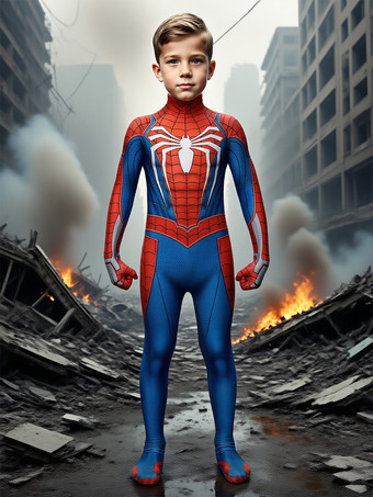 スパイダーマンキッズコスプレジャンプスーツマーベル2018PS4ゲームコスプレコスチューム