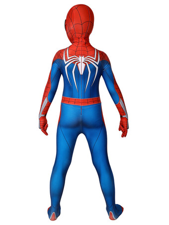 スパイダーマンキッズコスプレジャンプスーツマーベル2018PS4ゲームコスプレコスチューム