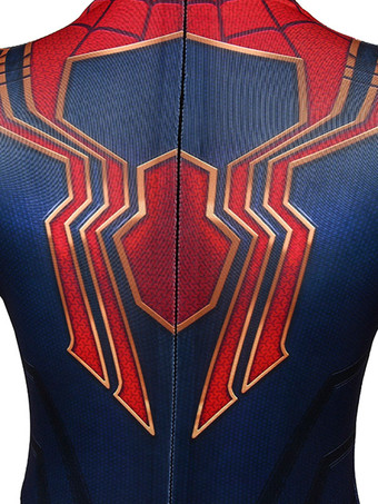 スパイダーマンホームカミングアイアンスパイダーキッズコスプレレッドライクラスパンデックスマーベルコミックコスプレコスチューム