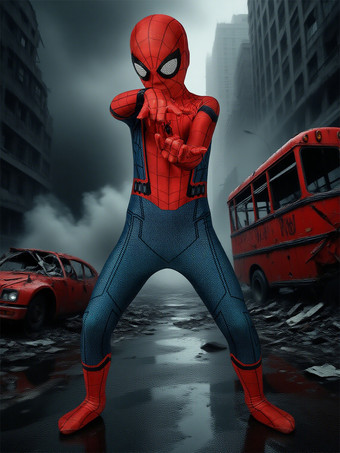 Marvel Comics Spider Man Bodysuit Homecoming Kinder Cosplay Kostüm Lycra Spandex Overall