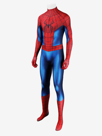 Brand New Day Costumes マーベルコミックス スパイダーマン ピーター・パーカー主演ゼンタイスーツ 3Dプリント立体視アイマスク付き
