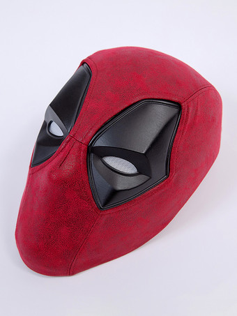 デッドプール アニメ コスプレ デッドプール ダークレッド フィルム ポリエステル サッシュ フード セット フェイクレザー マーベルコミック