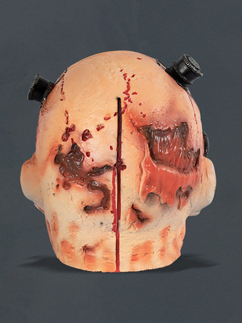 ハロウィンの超リアルなゾンビマスク。お化け屋敷や映画制作のためのパーティー小道具。