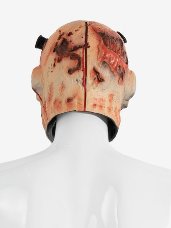 ハロウィンの超リアルなゾンビマスク。お化け屋敷や映画制作のためのパーティー小道具。