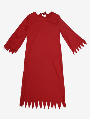 ハロウィン クリムゾンデーモンコスチュームセット フード付き死神ローブ