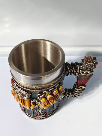 ハロウィンスカルビールジョッキゴシックノベルティマグステンレススチールタンブラー