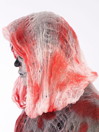 ハロウィン 血まみれのボロボロケープ ホラーマント フード付き コスプレ衣装