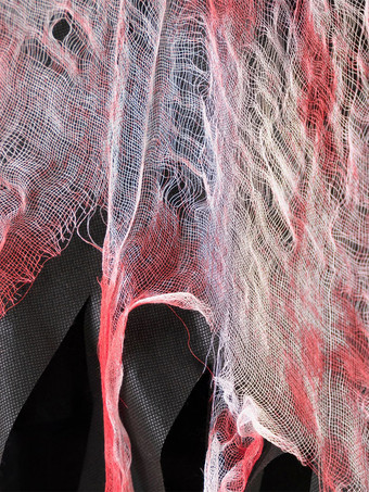 ハロウィン 血まみれのボロボロケープ ホラーマント フード付き コスプレ衣装