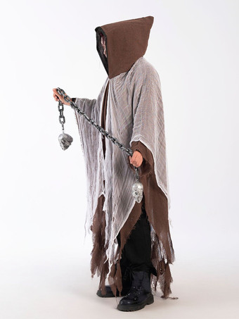 ハロウィンのぼろぼろのゴーストケープの怖いコスチューム