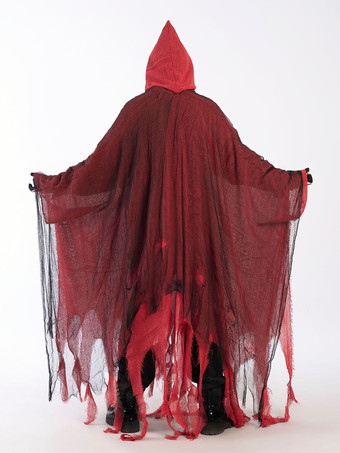 ハロウィンのぼろぼろのゴーストケープの怖いコスチューム