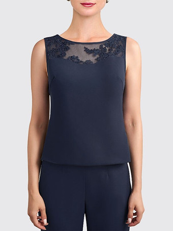 3ピース ブライダル マザードレス イリュージョンネックライン 7分袖 レース ゲストドレス 結婚式用